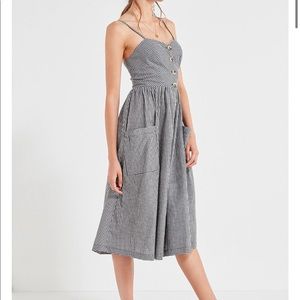 Kimchi blue gingham midi Emilia dress
